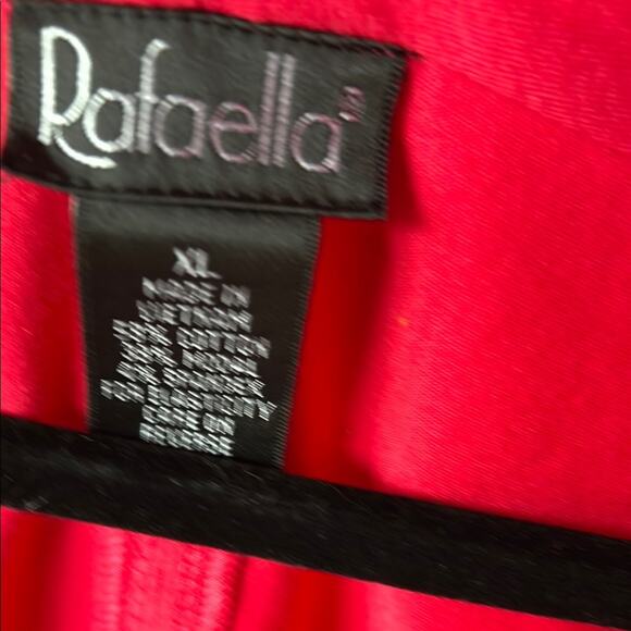 NWT Rafaella Women's Pink V Neck Sleeveless Top - size XL - Picture 2 of 7